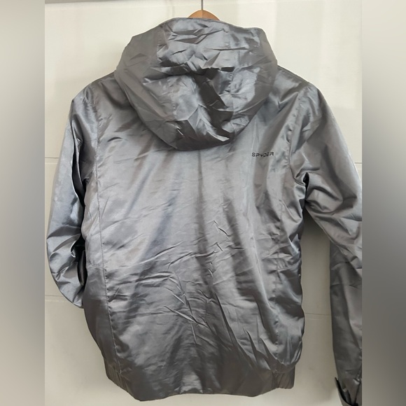 SPYDER metallic youth size xl (16) puffer jacket - Picture 3 of 11